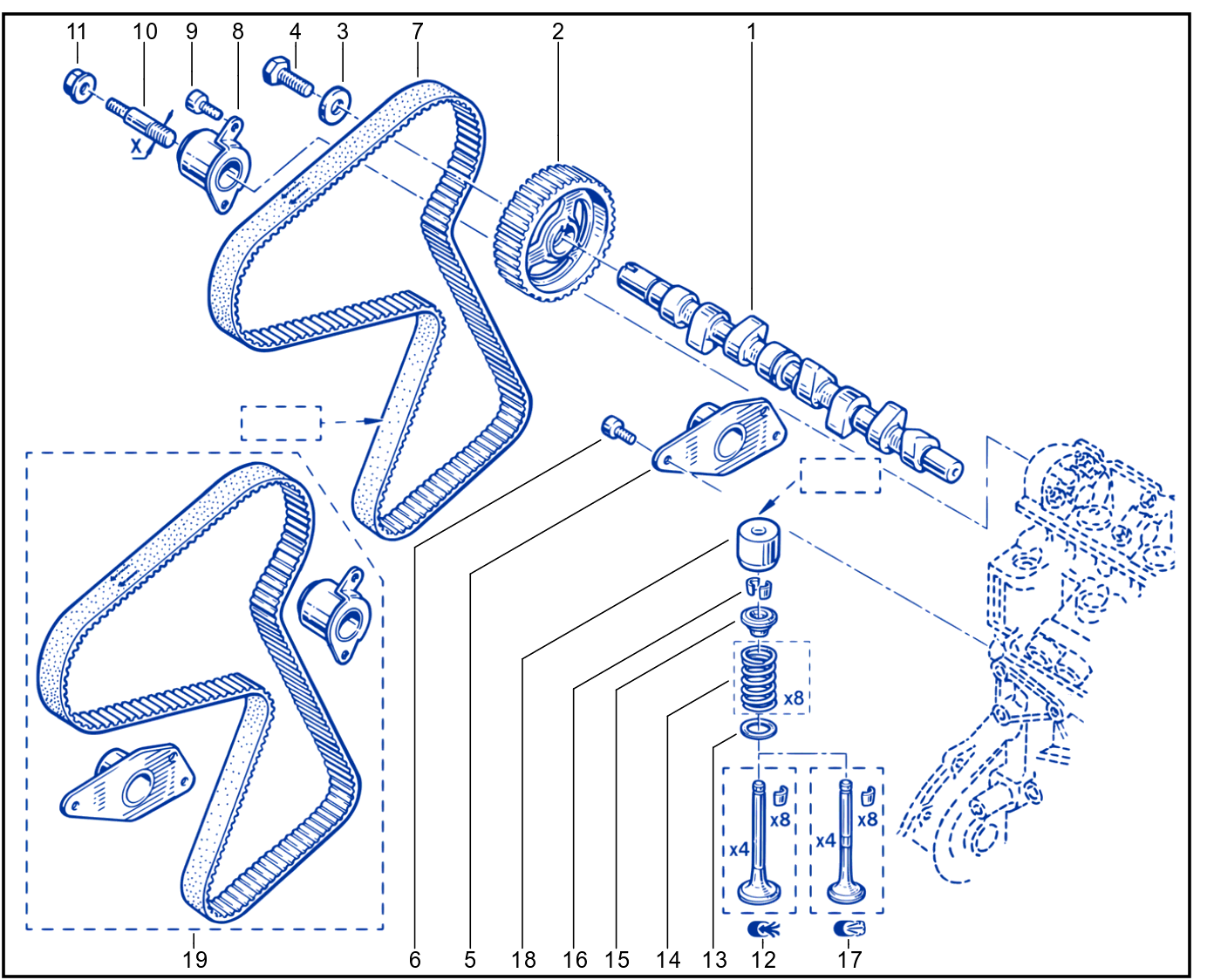 Timing - Camshaft - Valve - 01020663