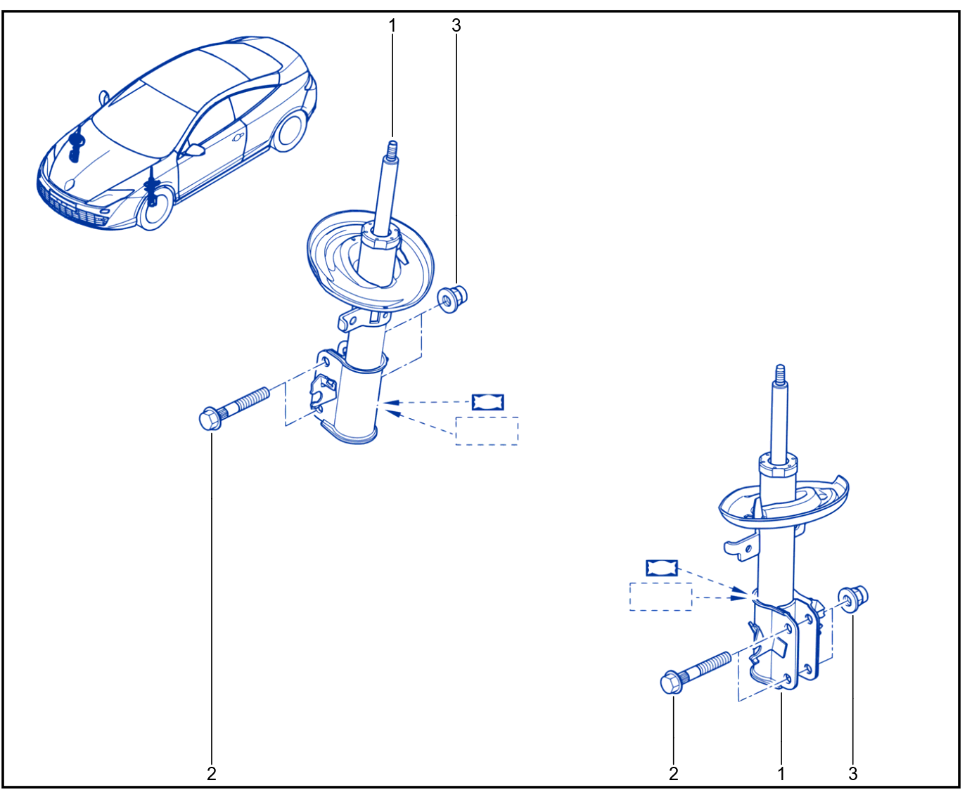 Suspension - Front Shock Absorption - 01020777