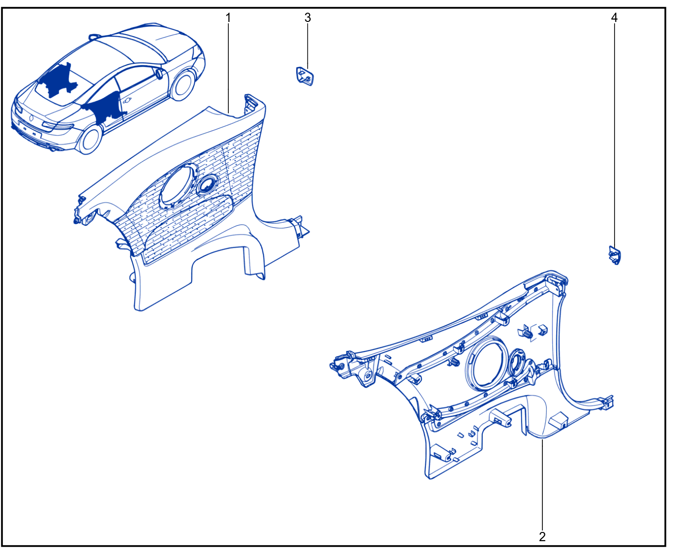 Side Opening Element Trim - 01020841