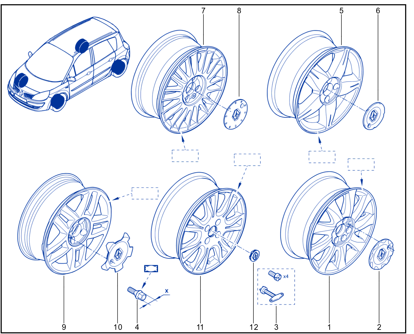 Wheel Nut - 01021014