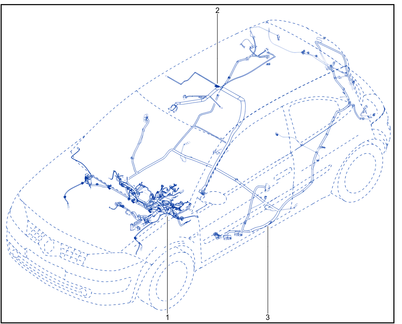 Wiring - Passenger Compartment Components - 01021088