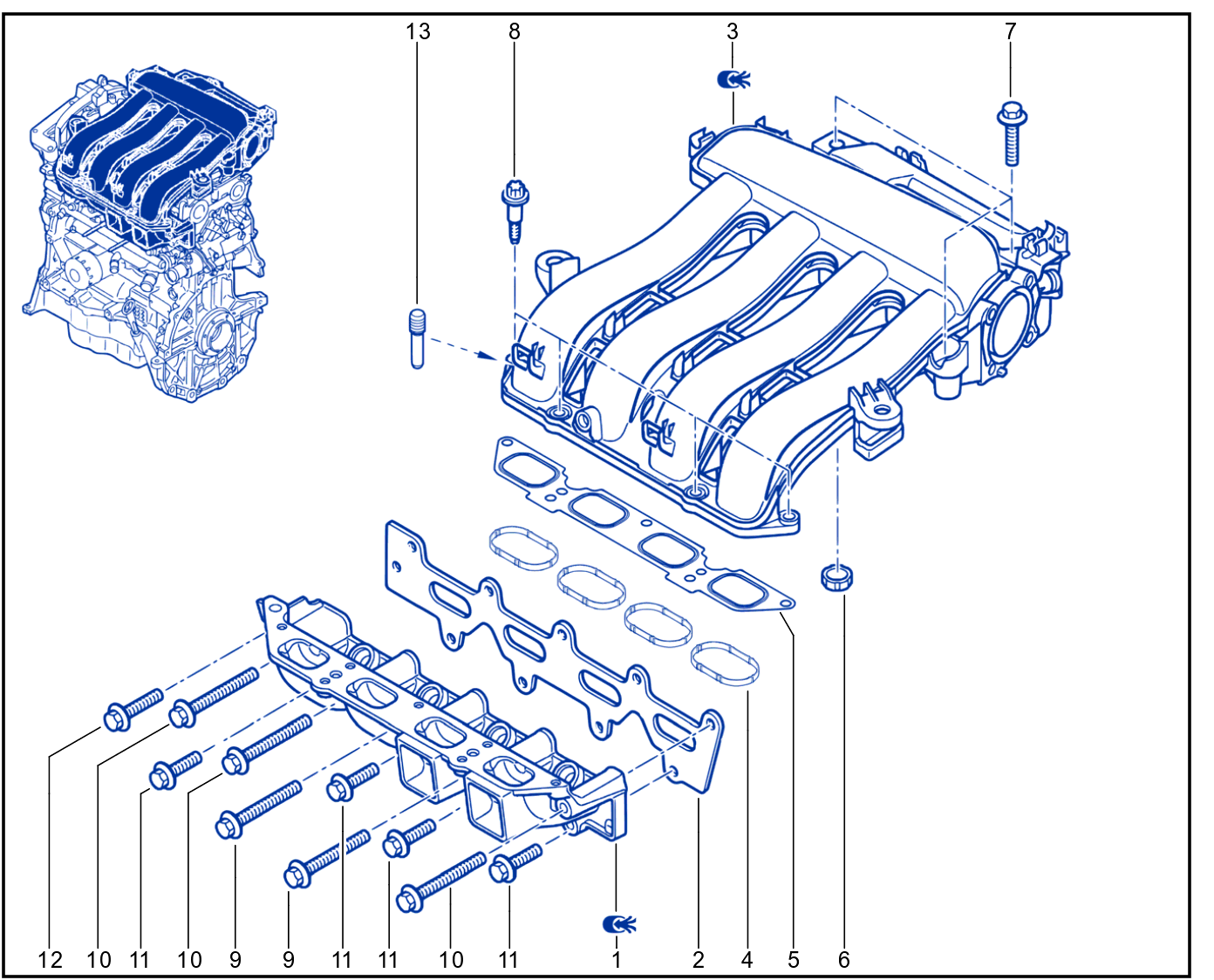 Inlet Manifold - 01021316