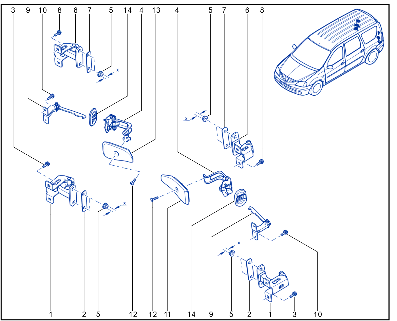 Front Opening Element Panelwork - 01021374