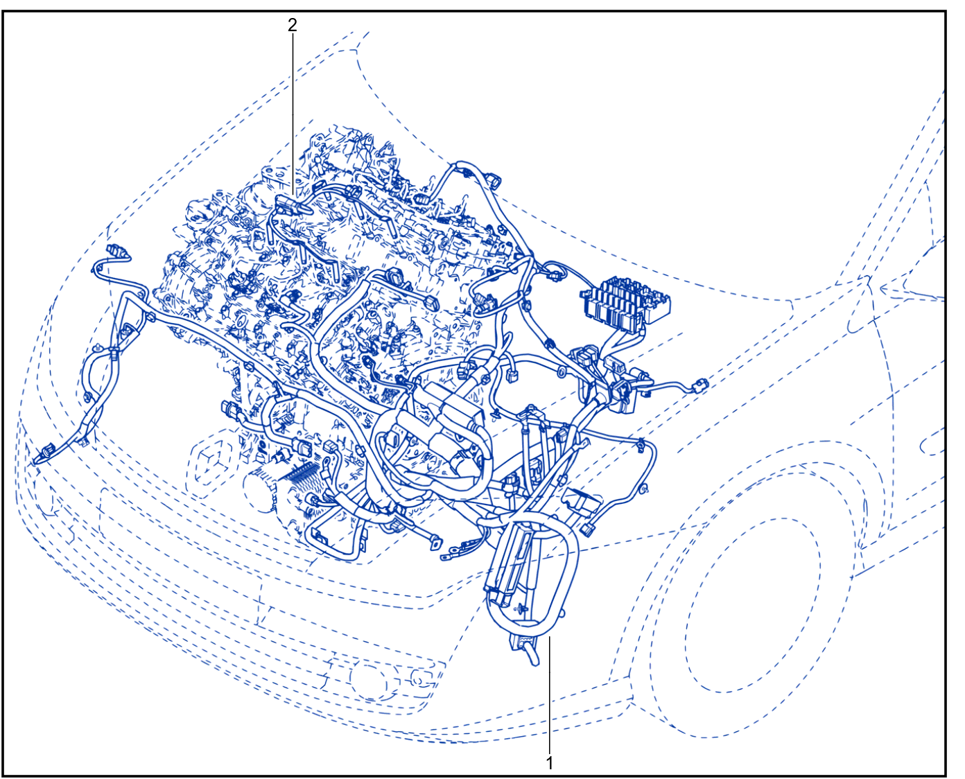 Wiring - Engine Components - 01021531