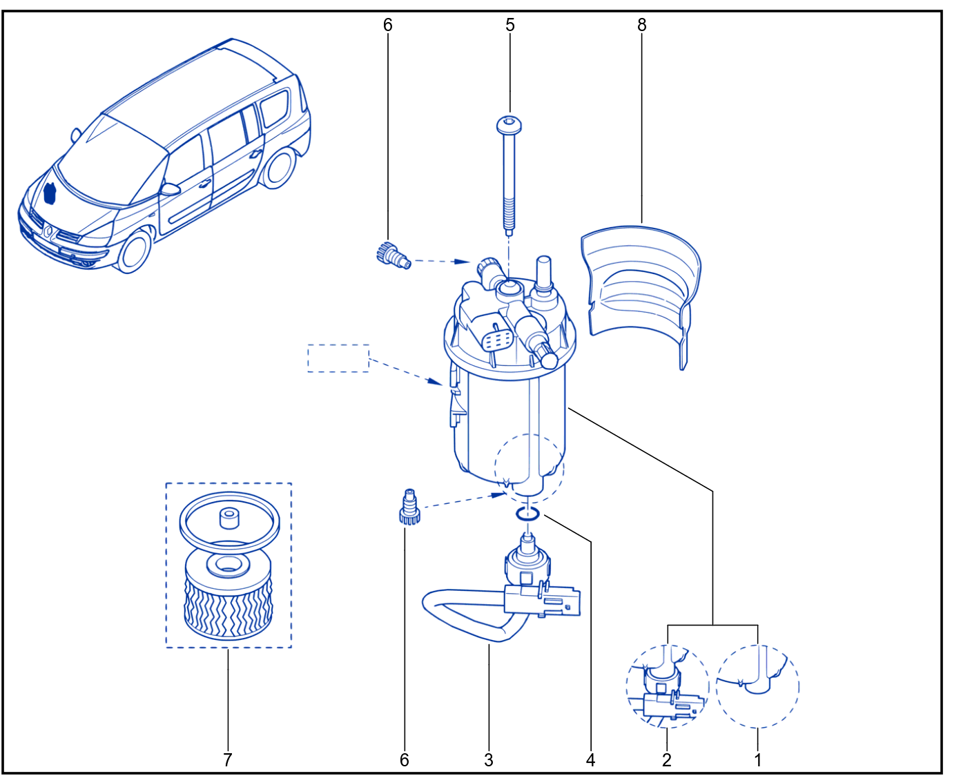Fuel Filter - 01021609