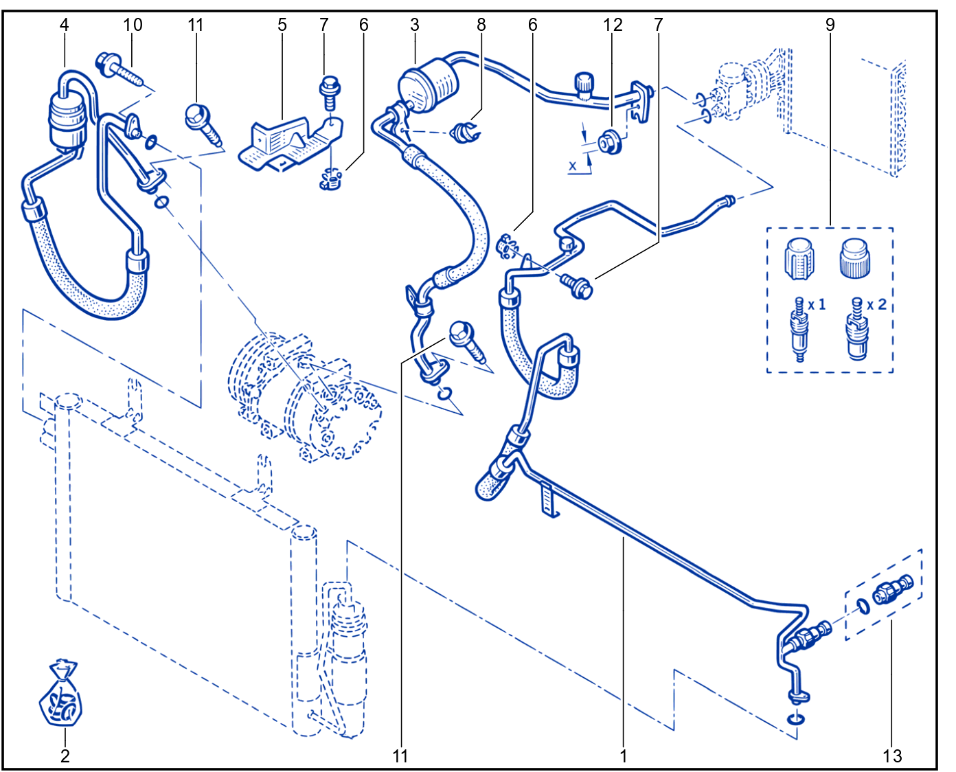 Main Air Conditioning Circuit - 01021713