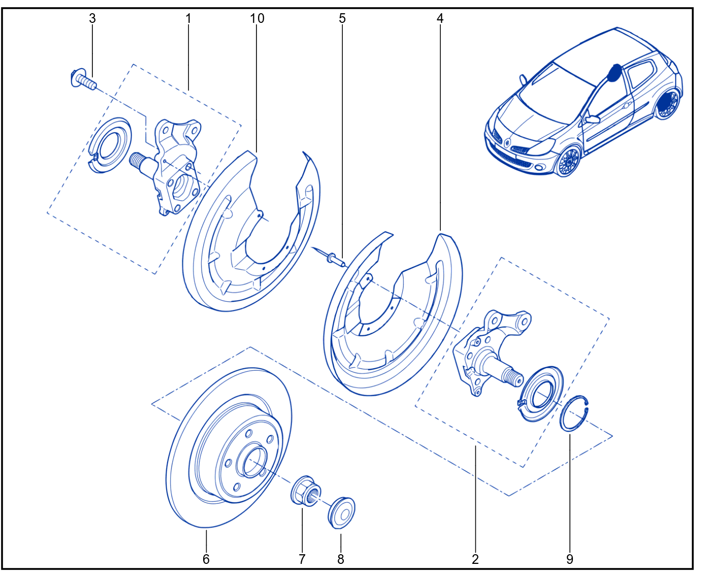Rear Brake - 01021873