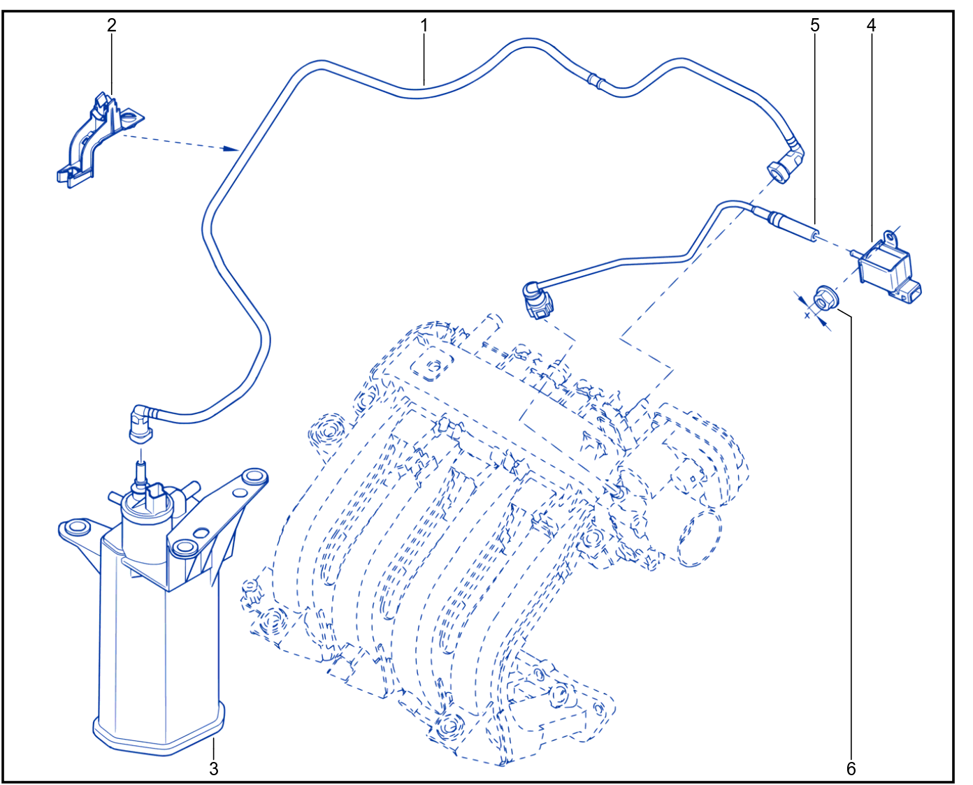 Fuel Vapour Recirculation - 01021884