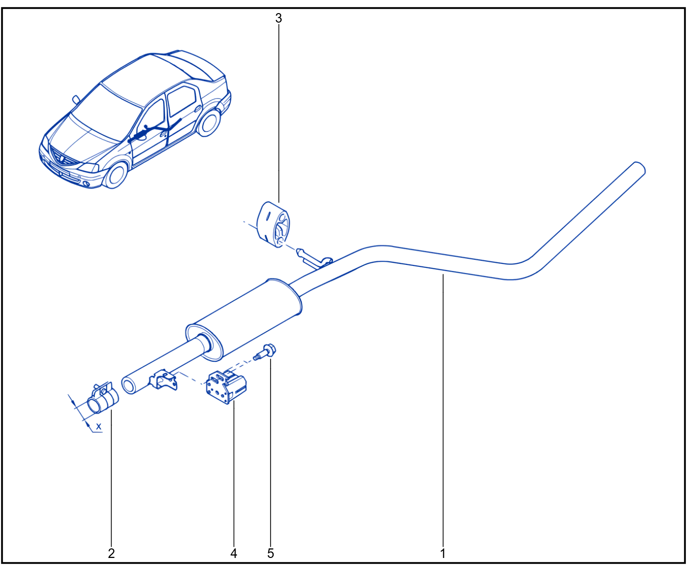 Exhaust Pipe - 01022061