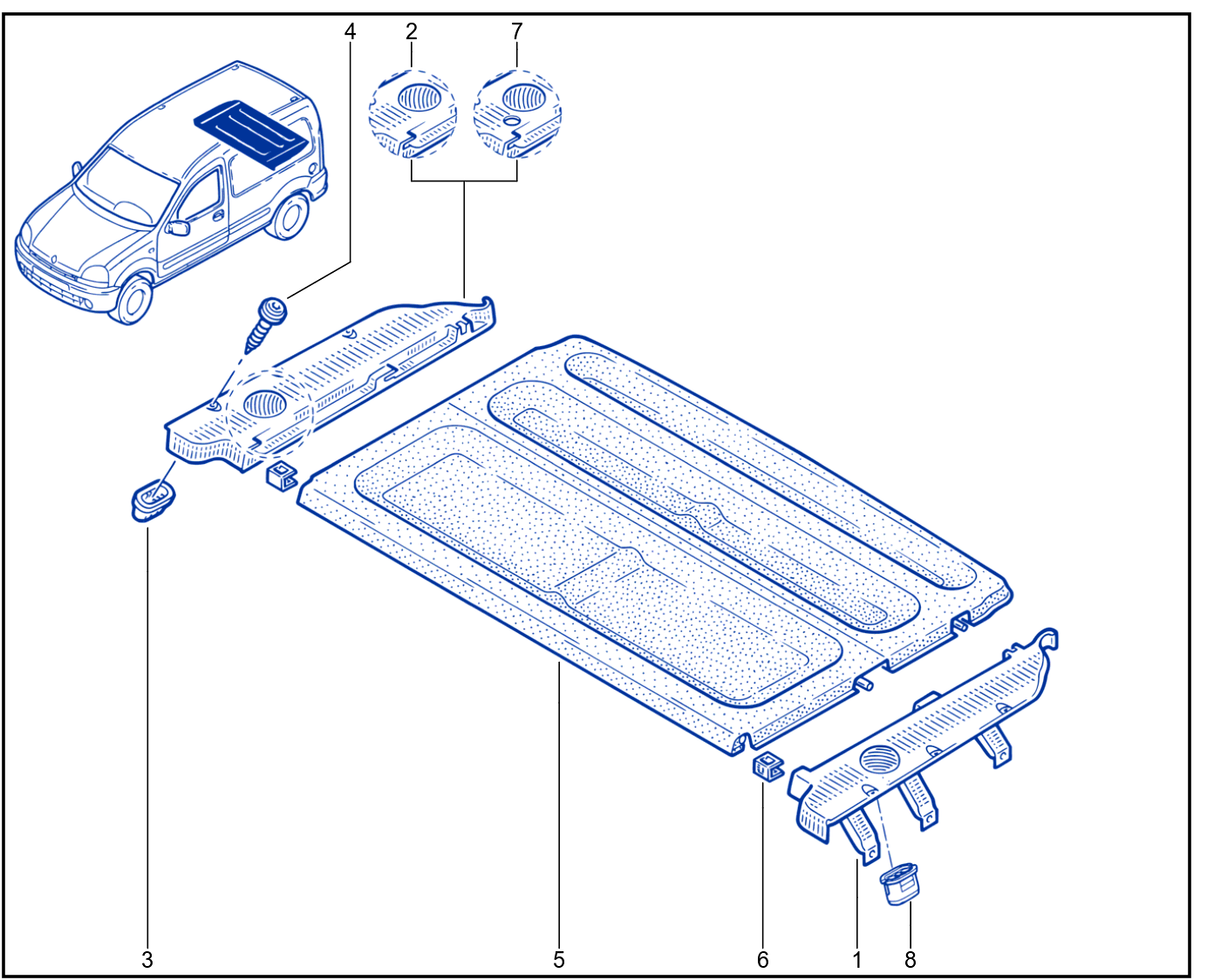 Rear Parcel Shelf - 01022145