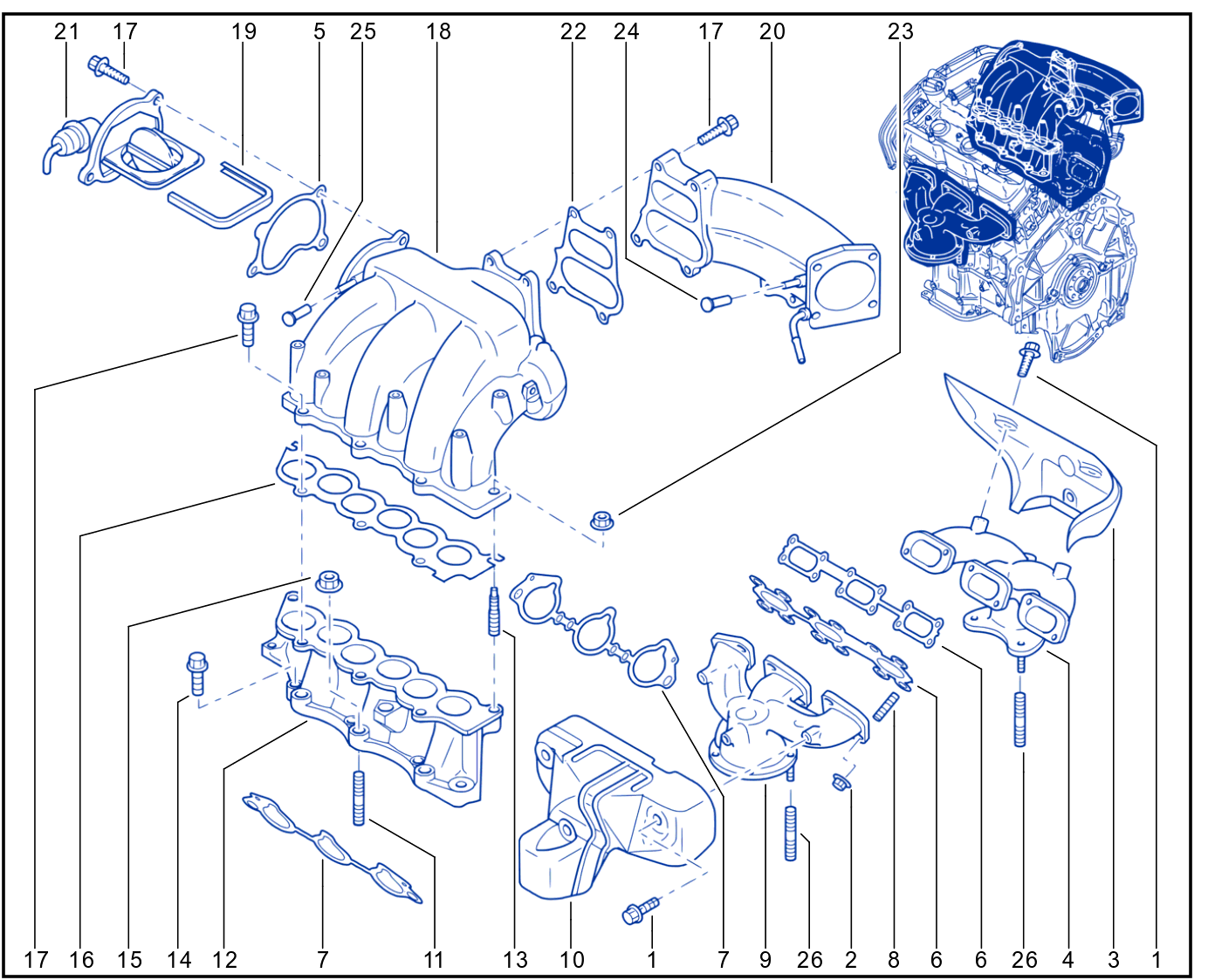 Inlet Manifold - 01022272