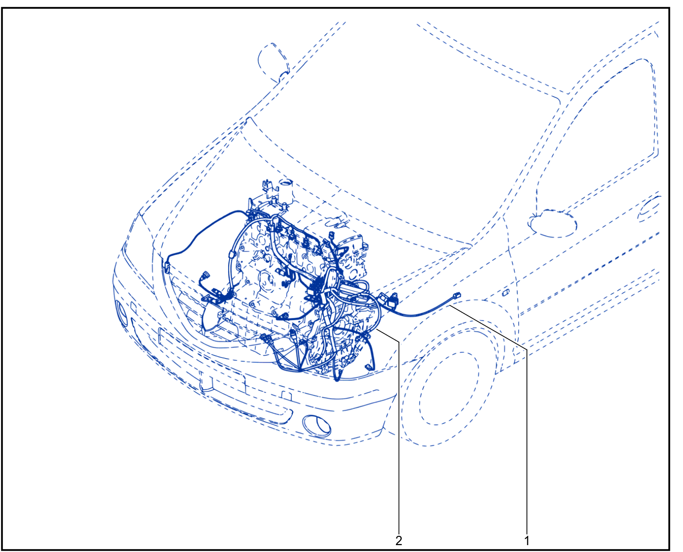 Wiring - Engine Components - 01022372