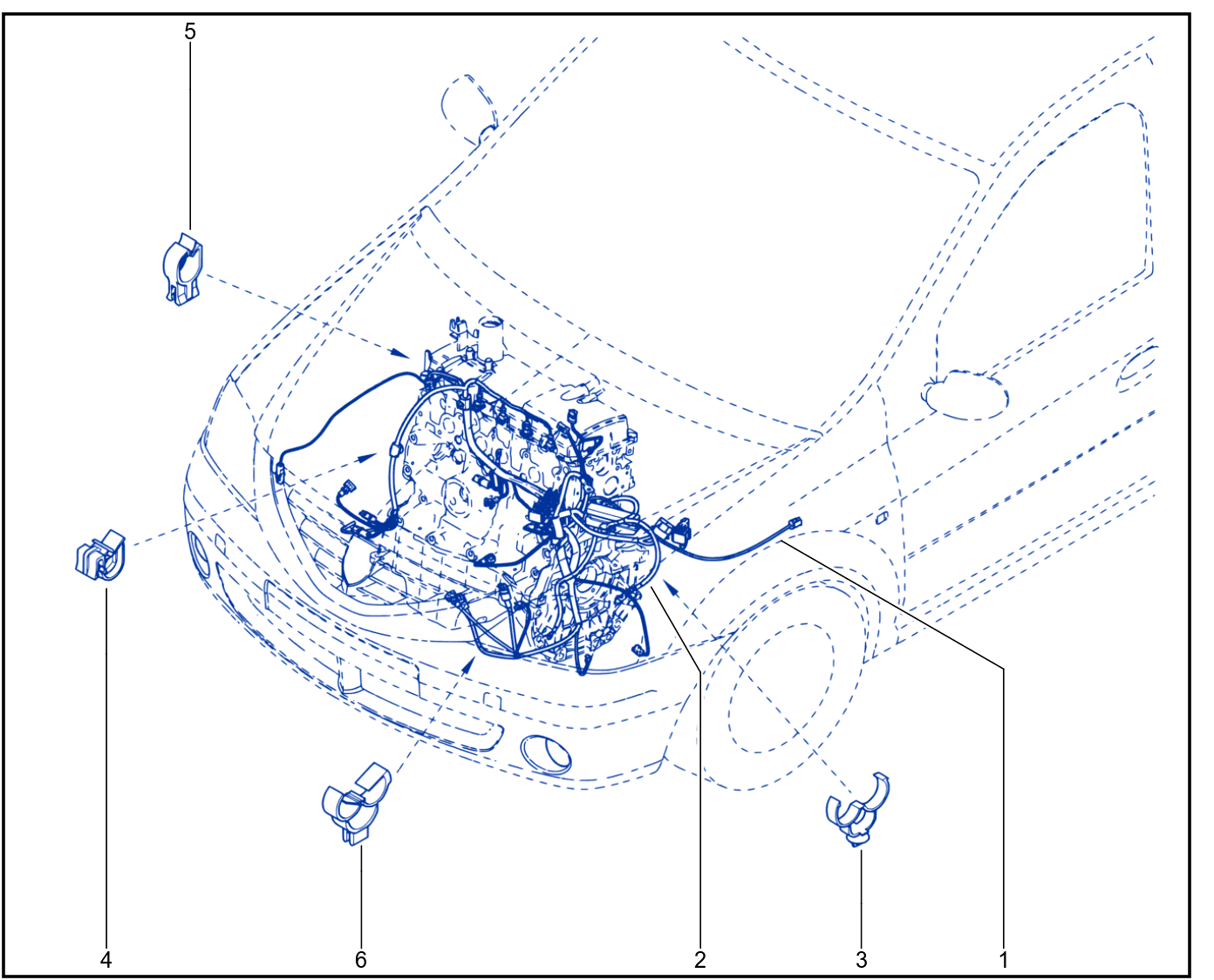 Wiring - Engine Components - 01022431