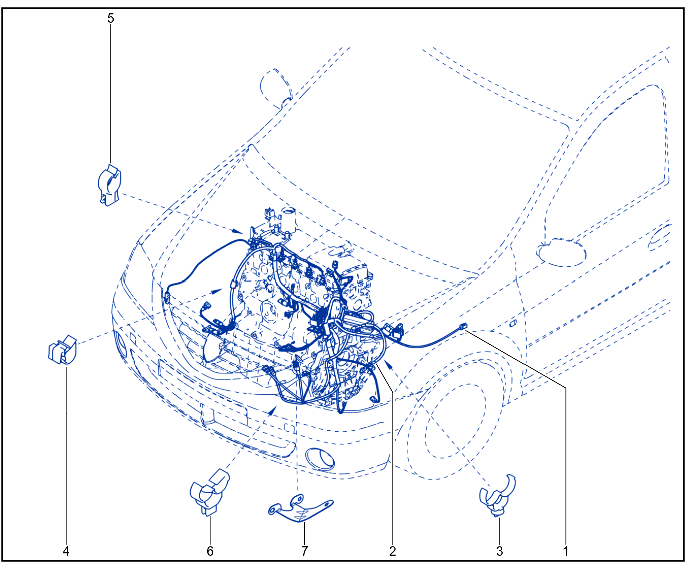 Wiring - Engine Components - 01022436