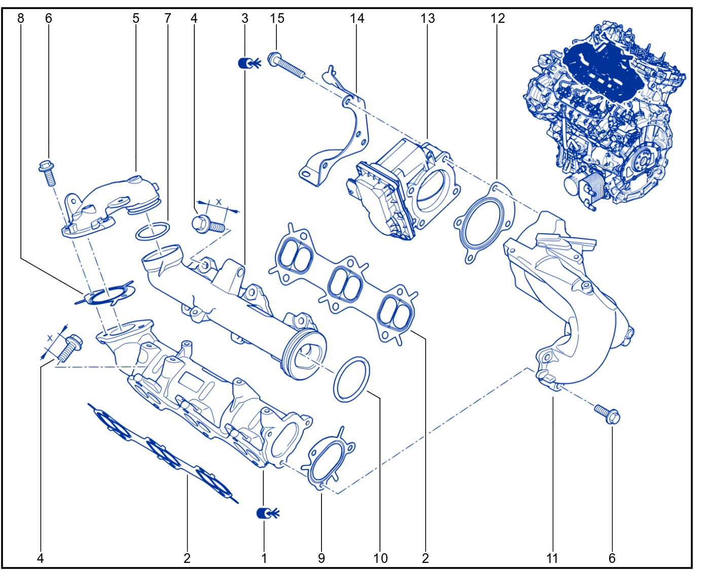 Inlet Manifold - 01022645