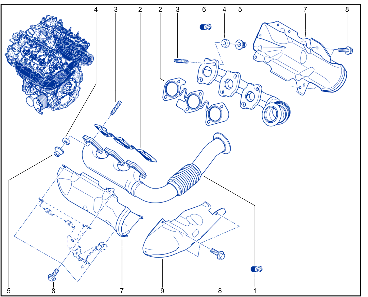 Exhaust Manifold - 01022646