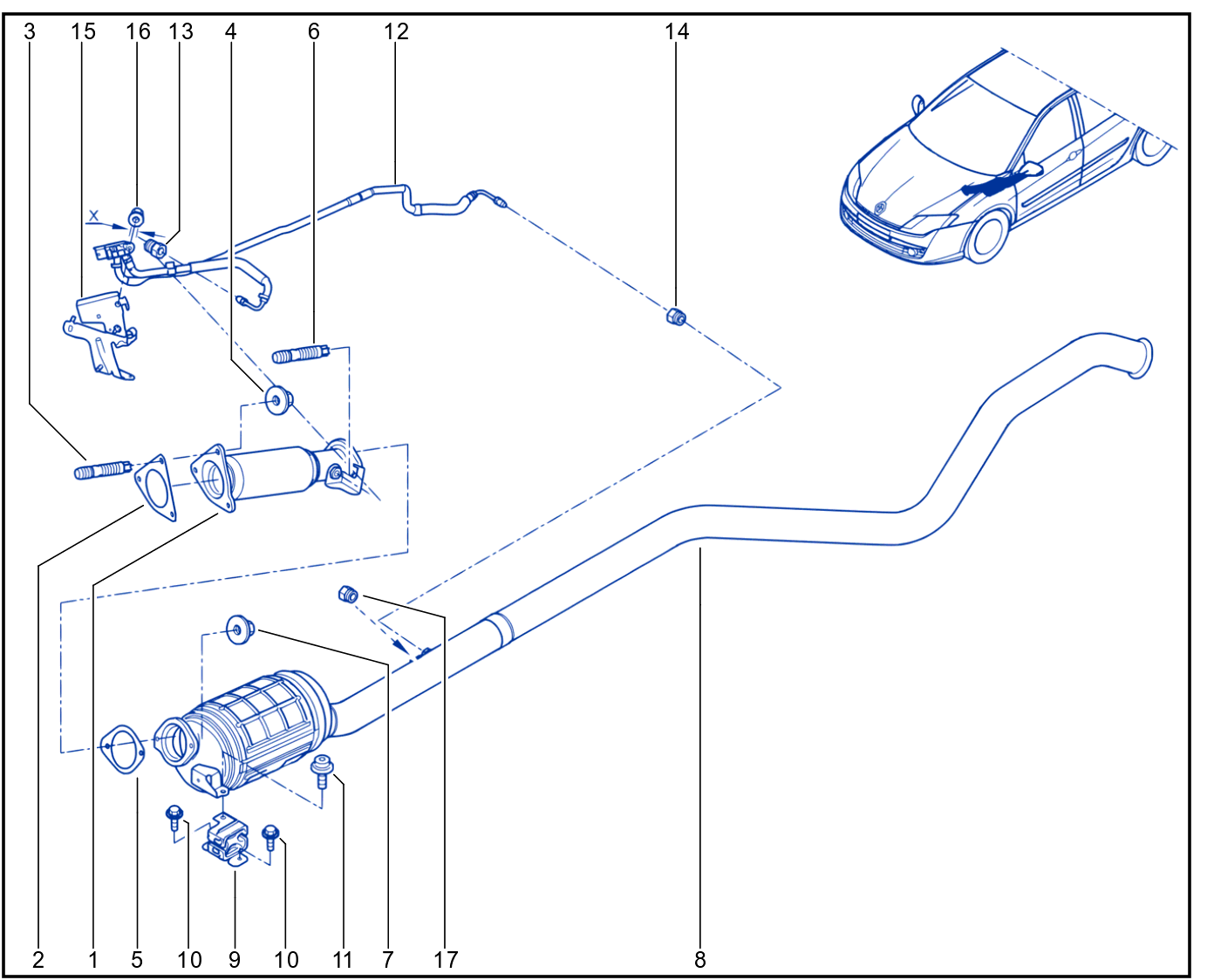 Exhaust Pipe - 01022686