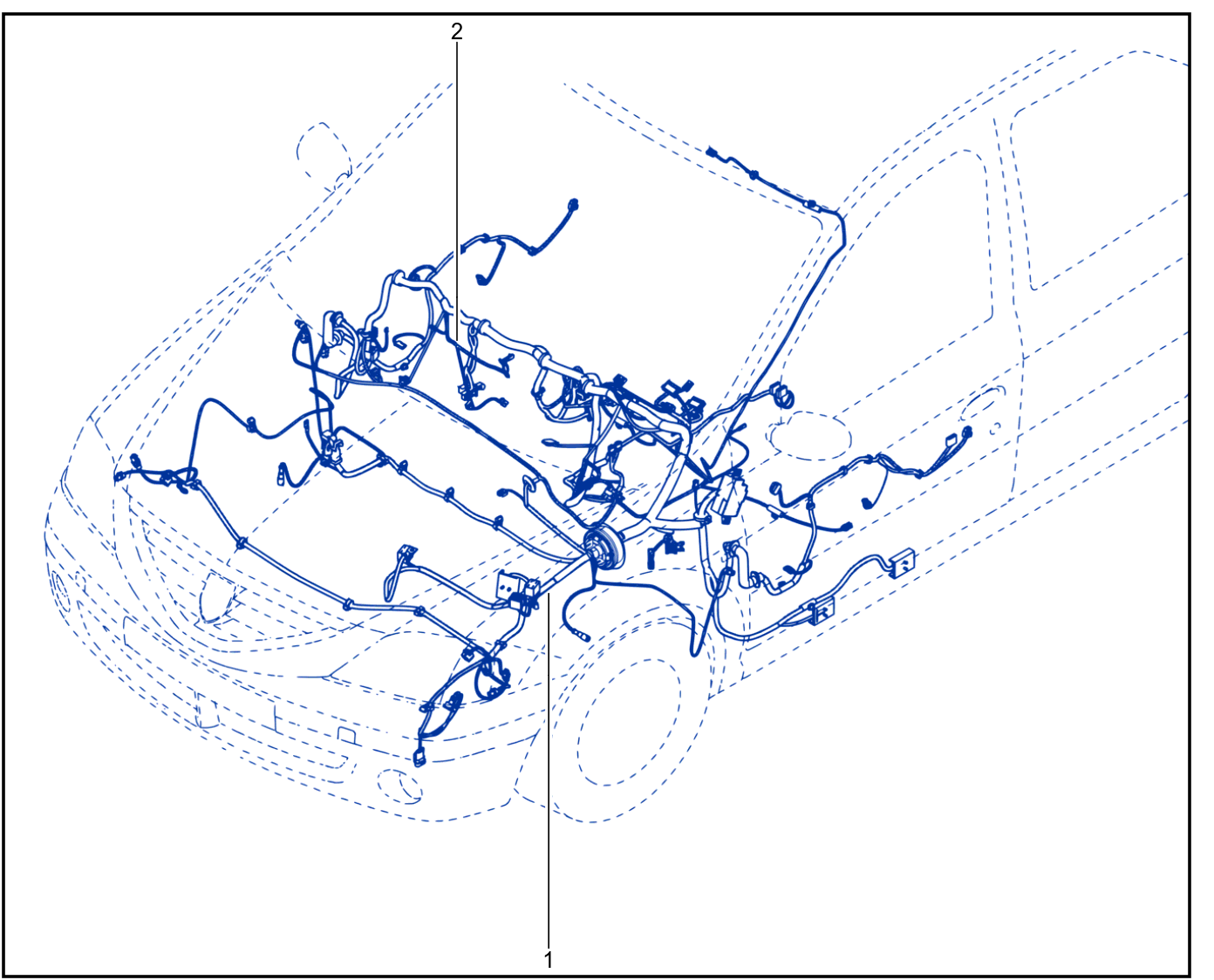 Wiring - Passenger Compartment Components - 01022783