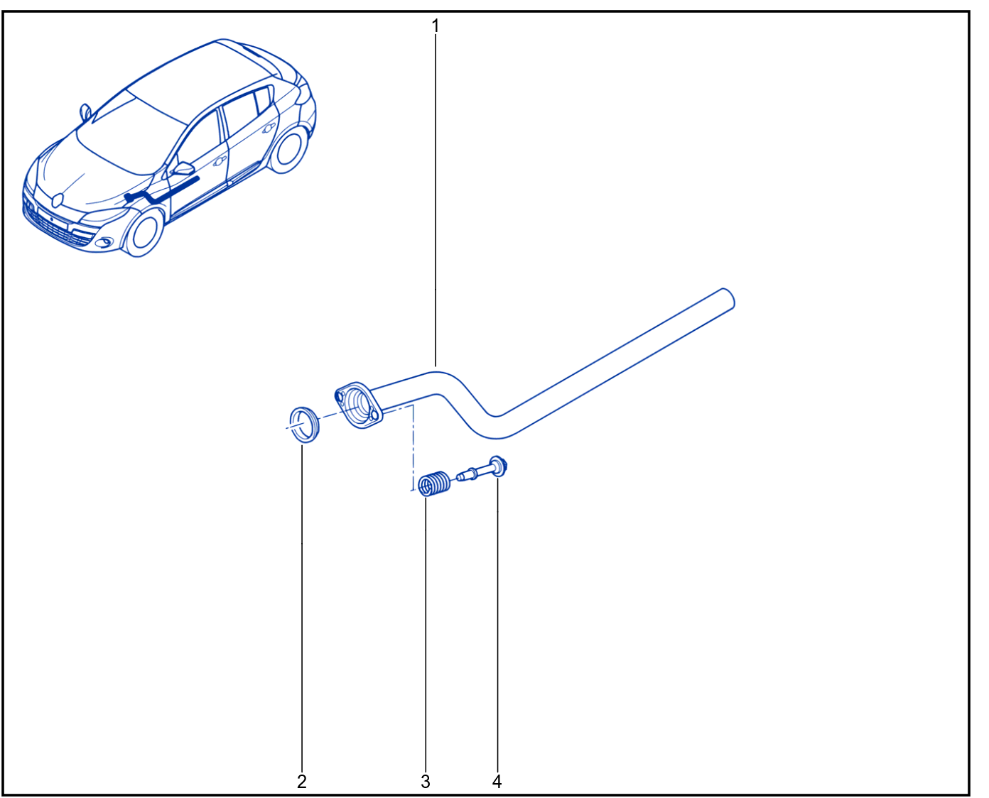 Exhaust Pipe - 01022912