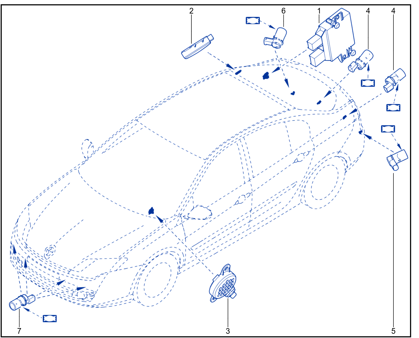 Parking Distance Control - 01023015