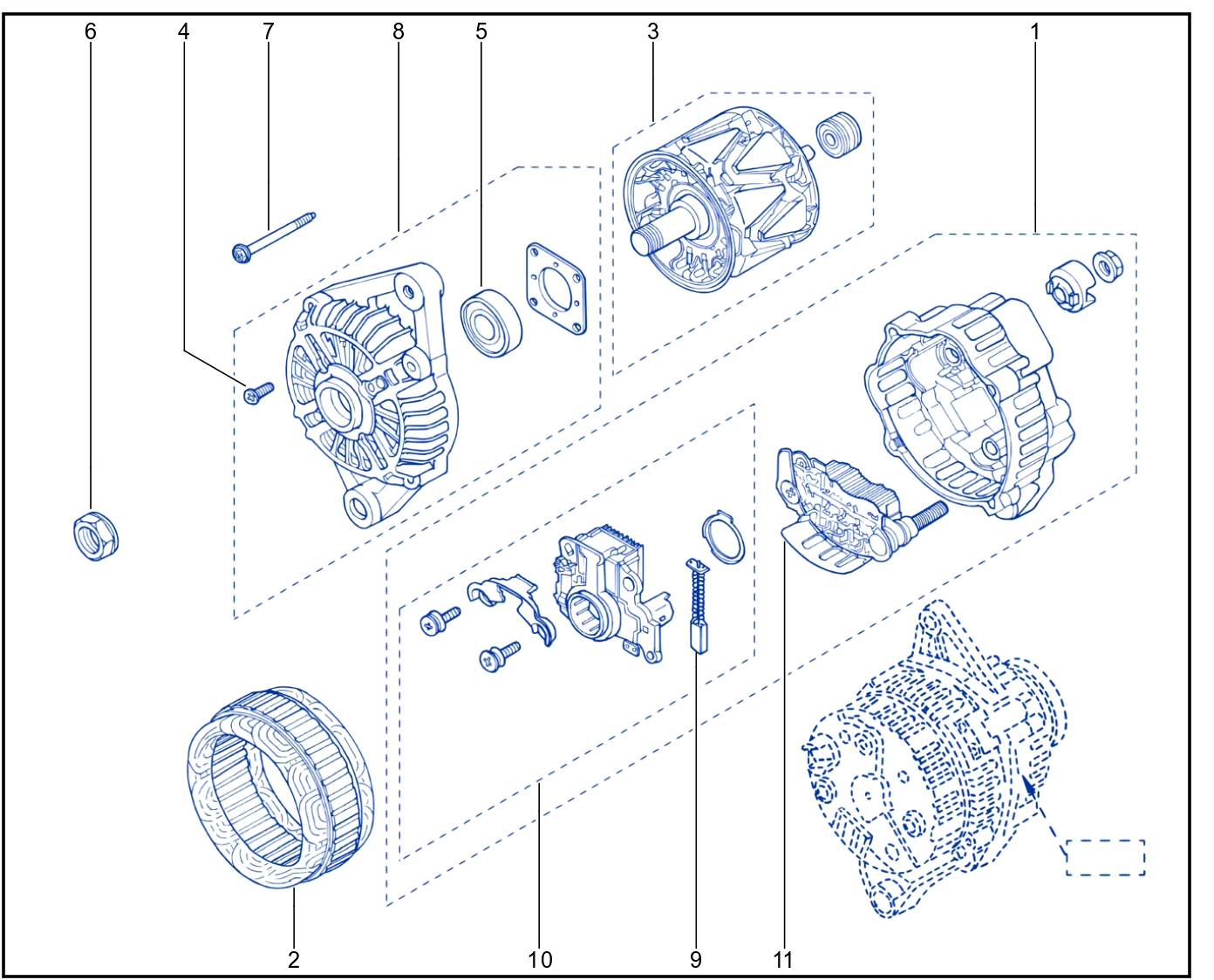 Alternator - 01023025
