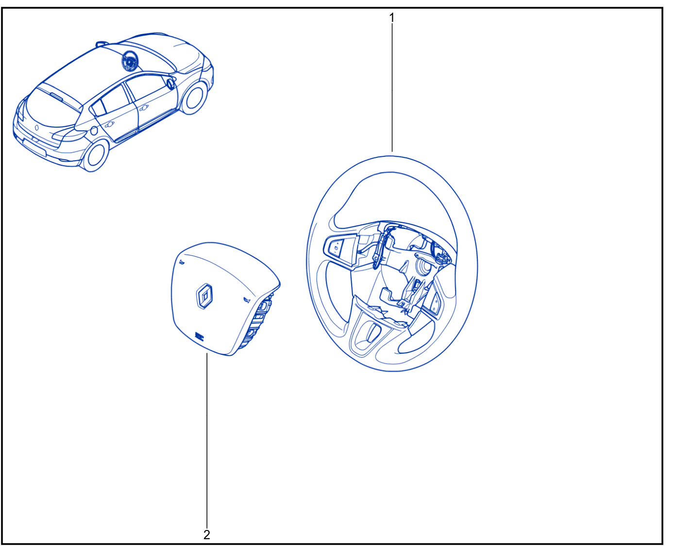 Steering Wheel - 01023084