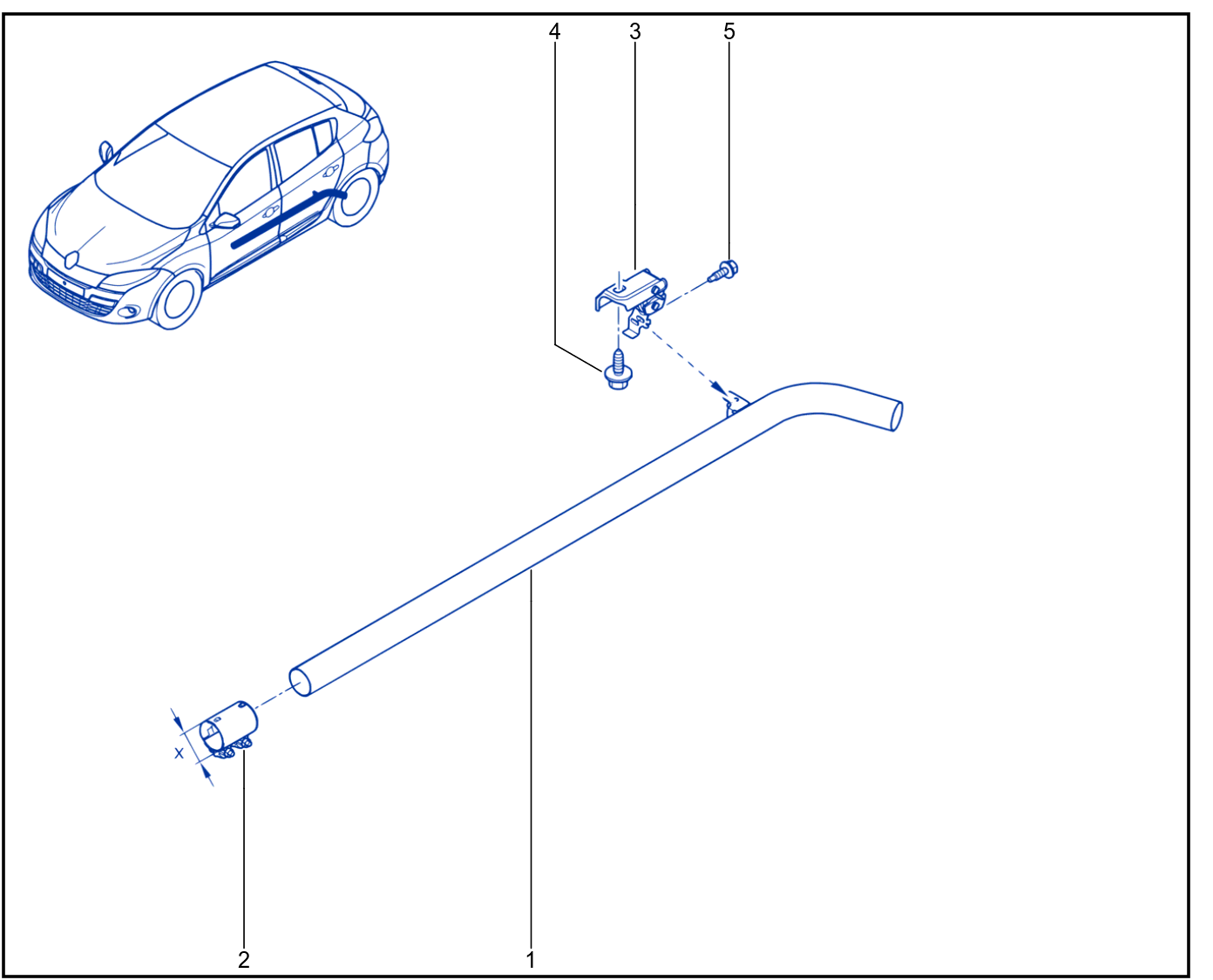 Exhaust Pipe - 01023143