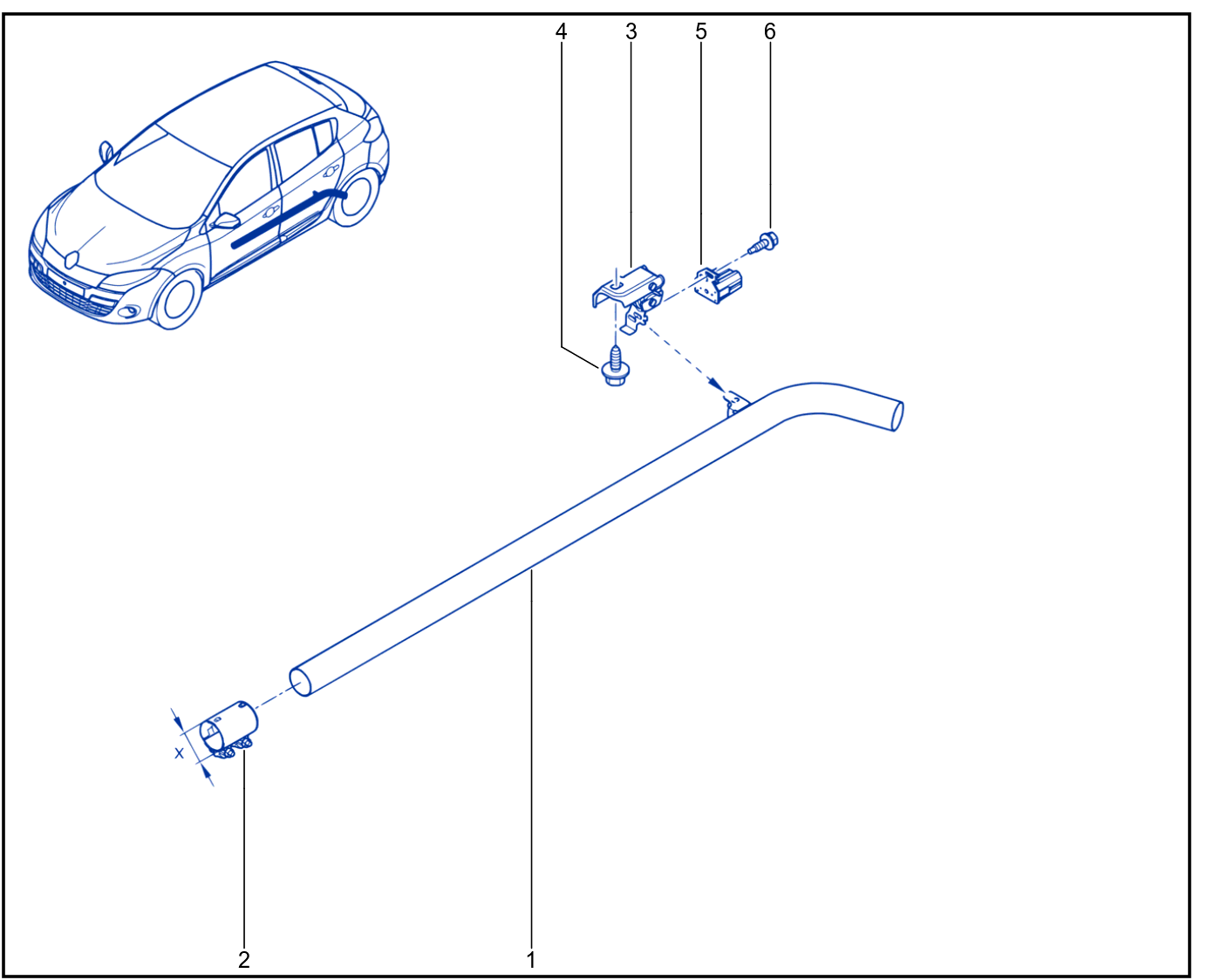 Exhaust Pipe - 01023144