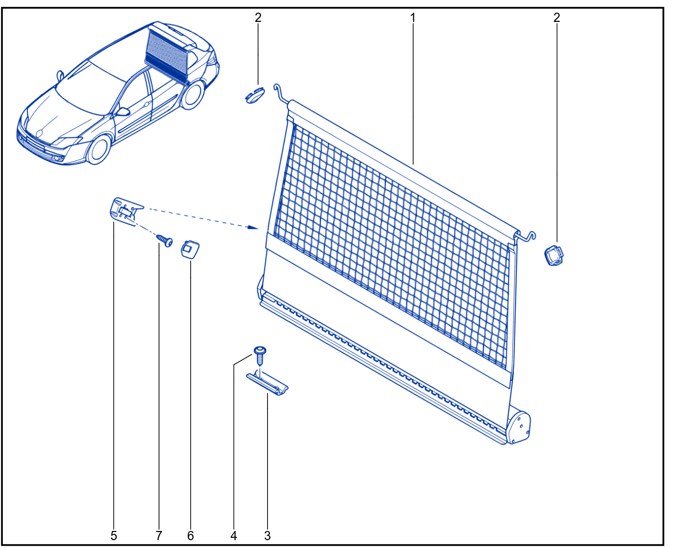 Luggage Retainer - 01023280