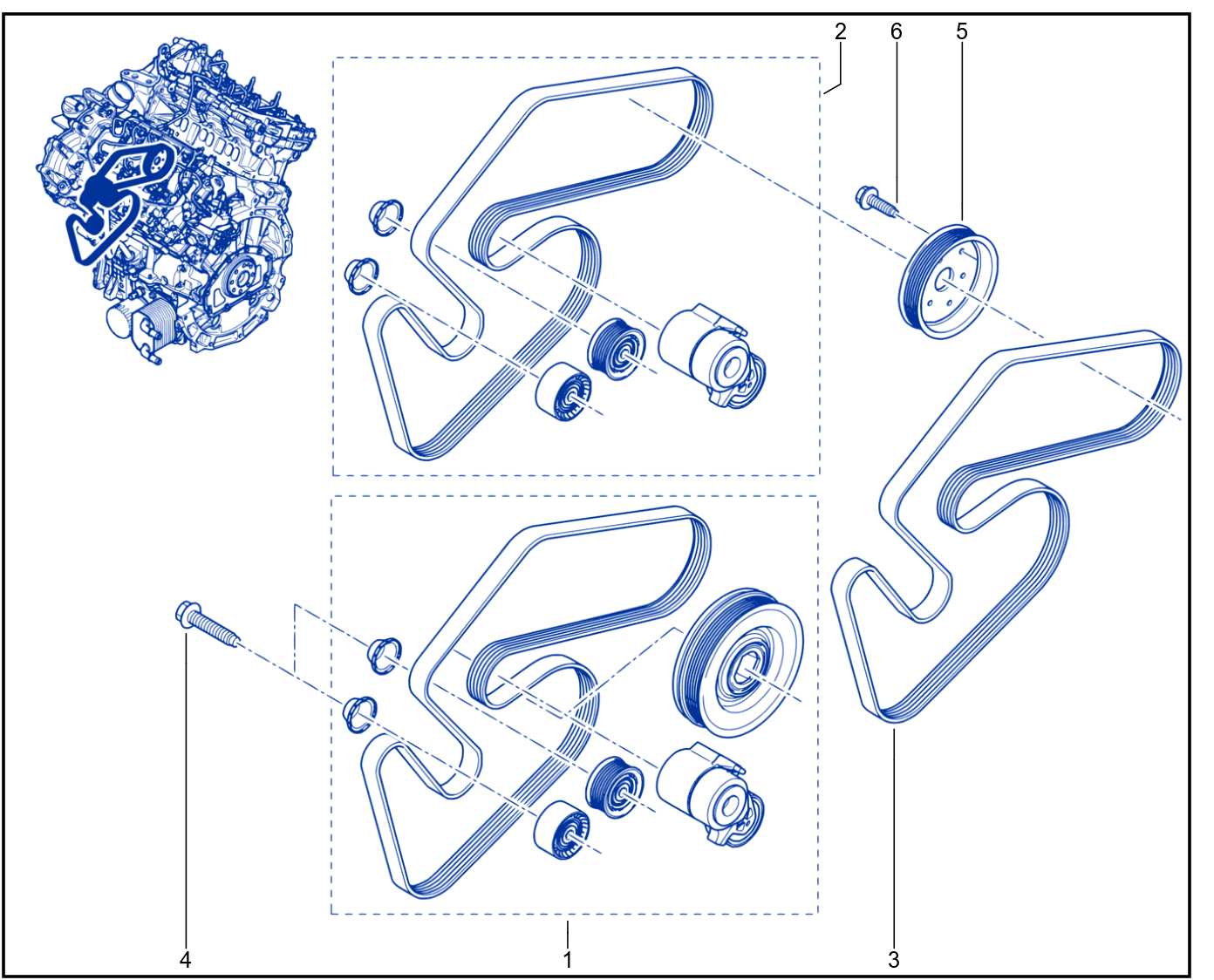 Tensioner - Belt - 01023366