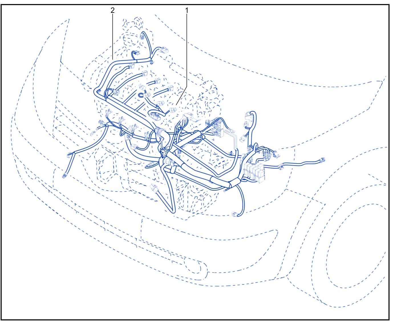 Wiring - Engine Components - 01023448