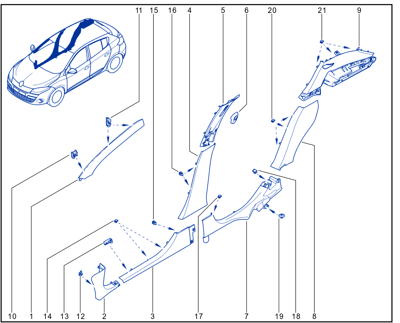Body Side Trim - 01023481