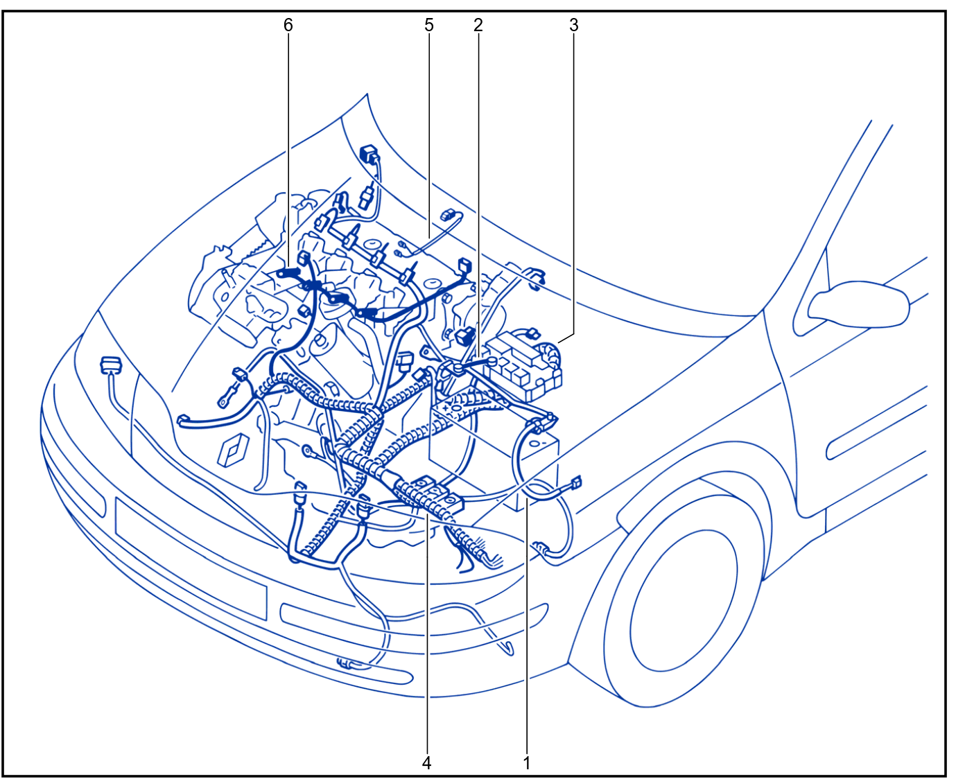 Wiring - Engine Components - 01023496