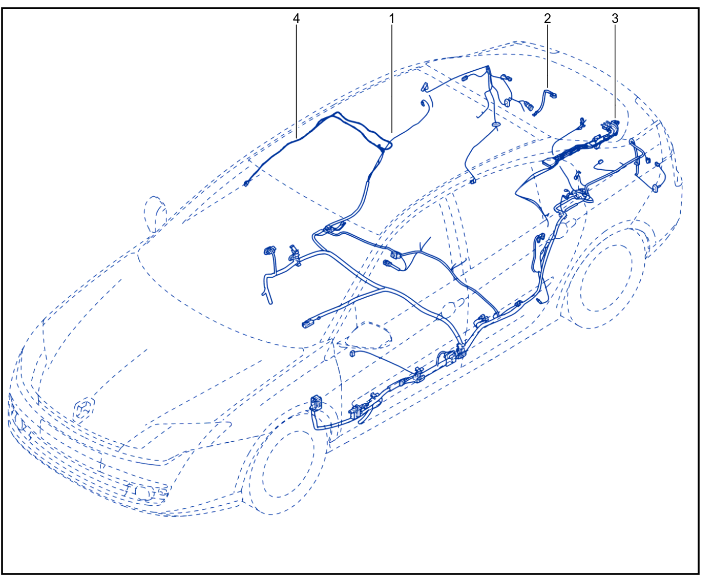 Wiring - Passenger Compartment Components - 01023683