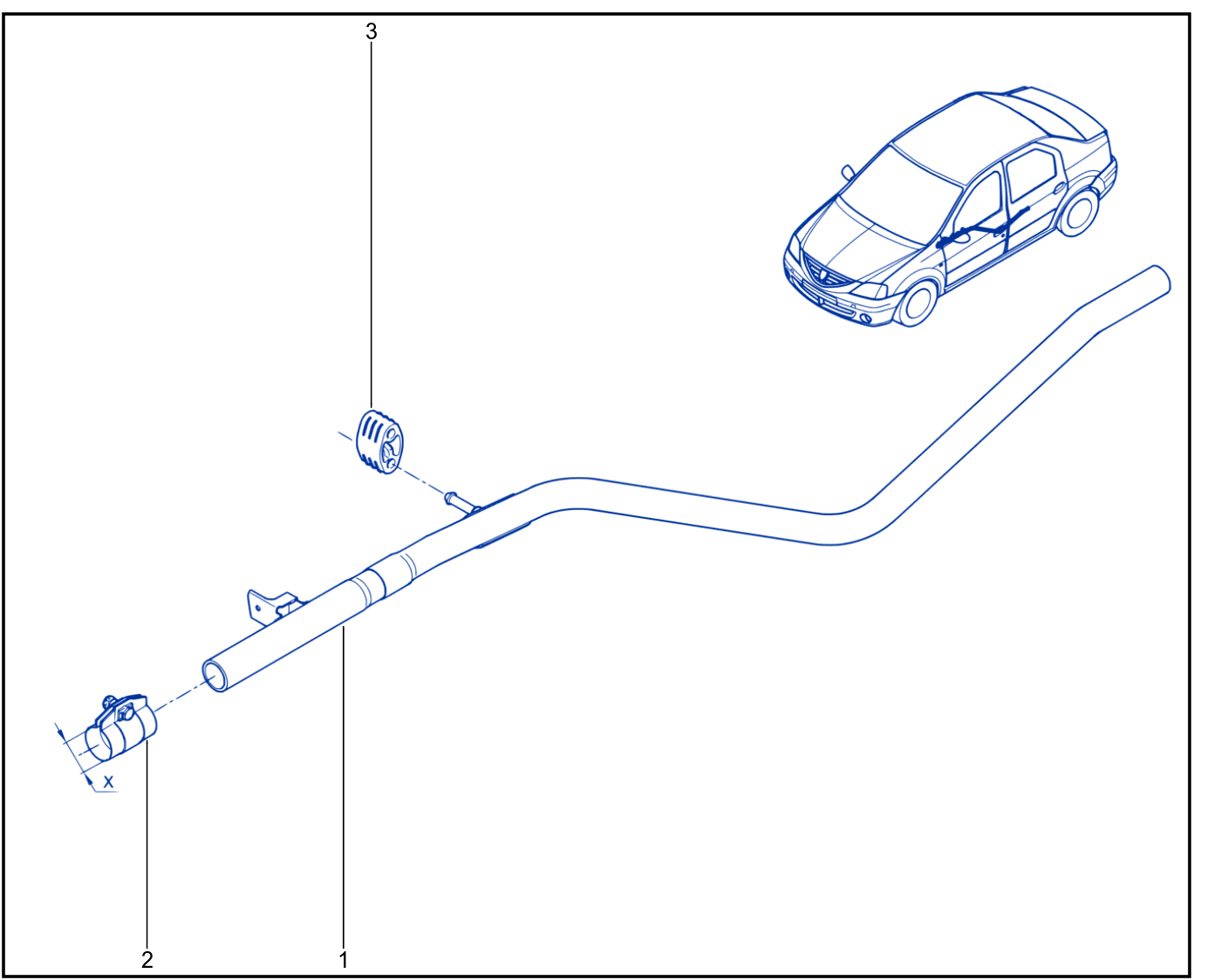 Exhaust Pipe - 01023712