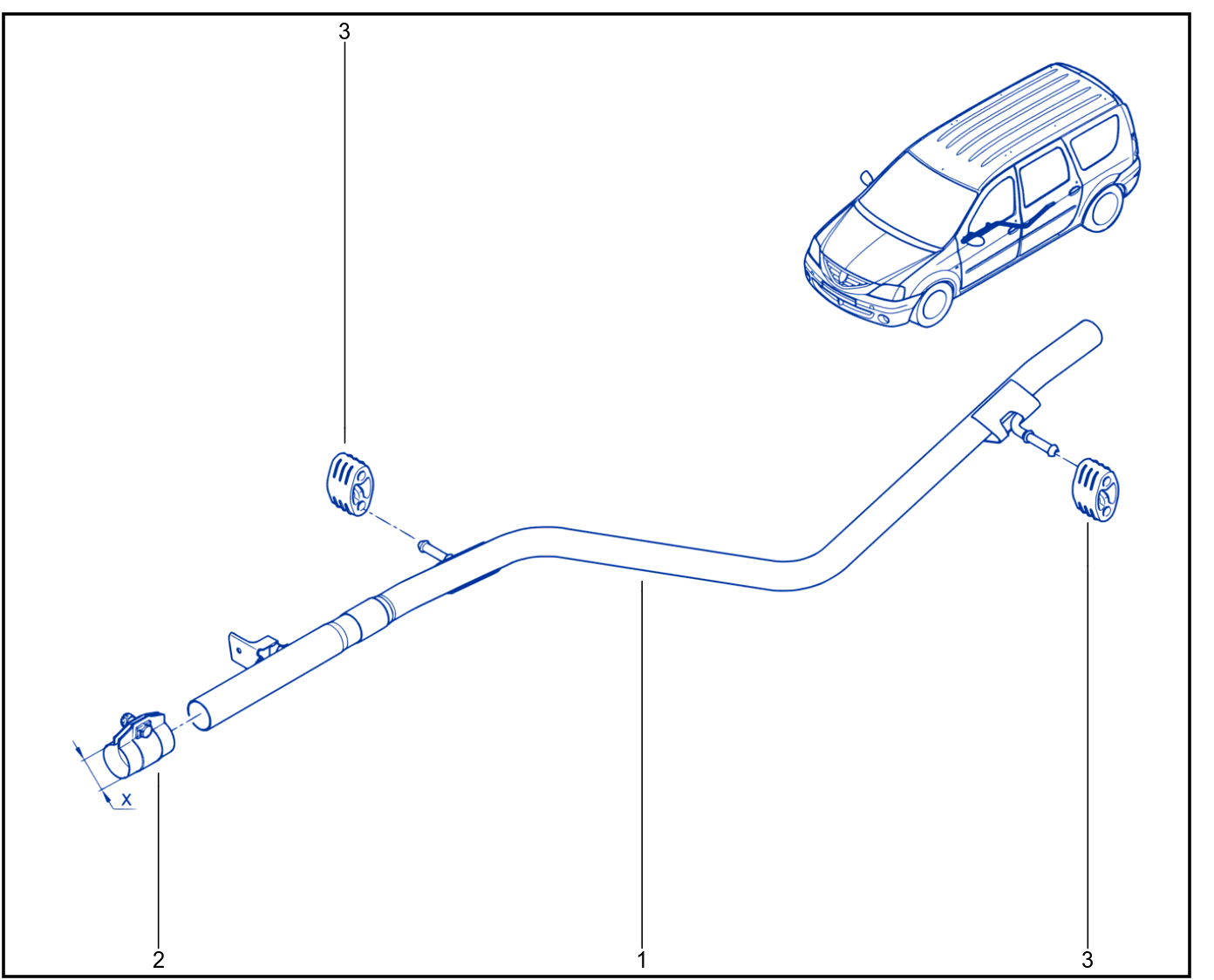 Exhaust Pipe - 01023713
