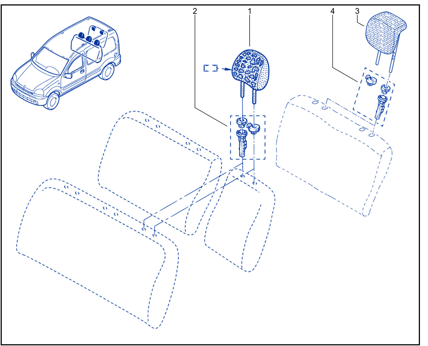 Headrest - 01023880