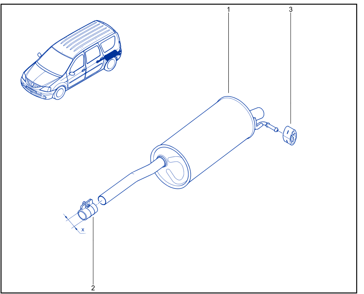Exhaust Pipe - 01023942