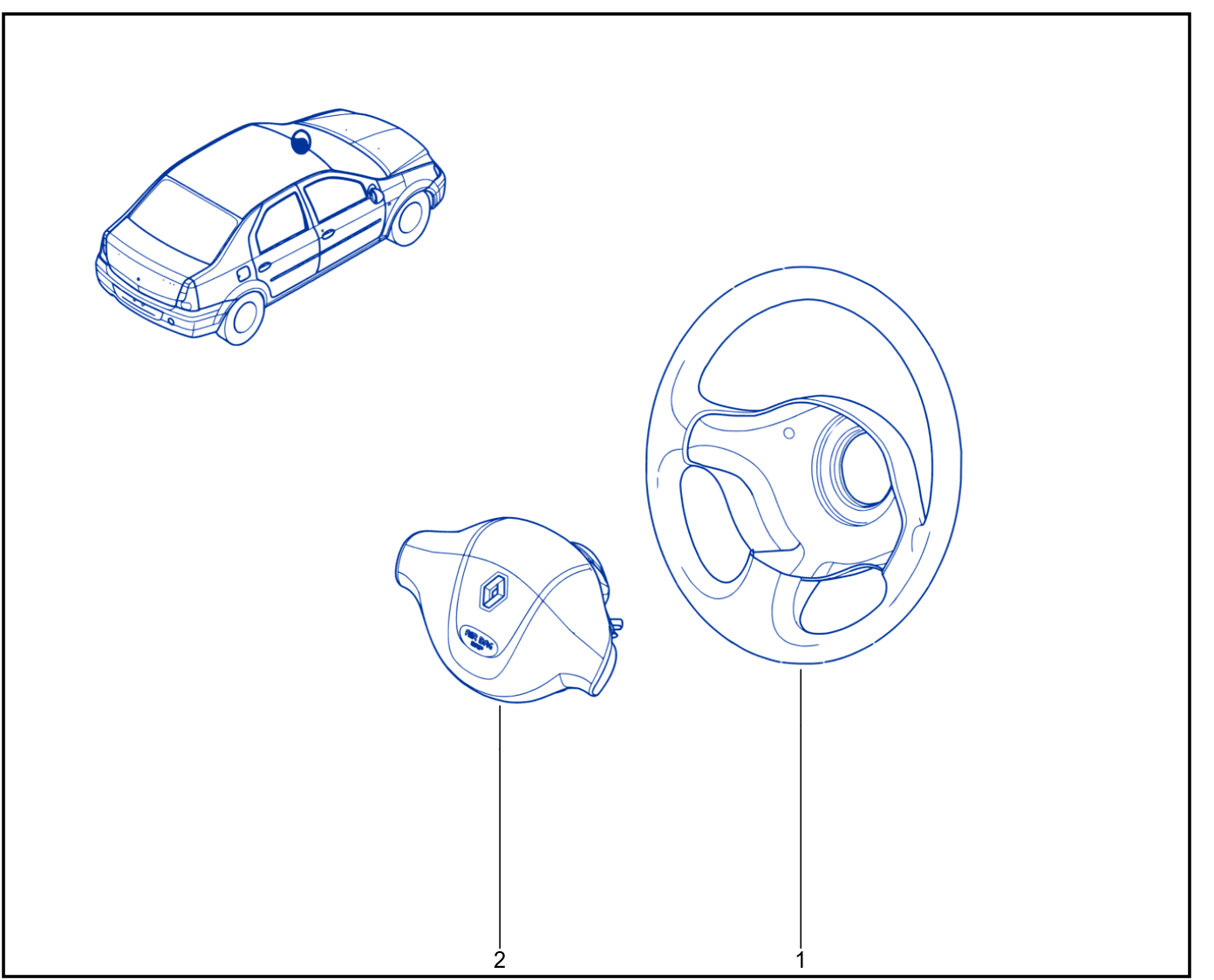 Steering Wheel - 01024177