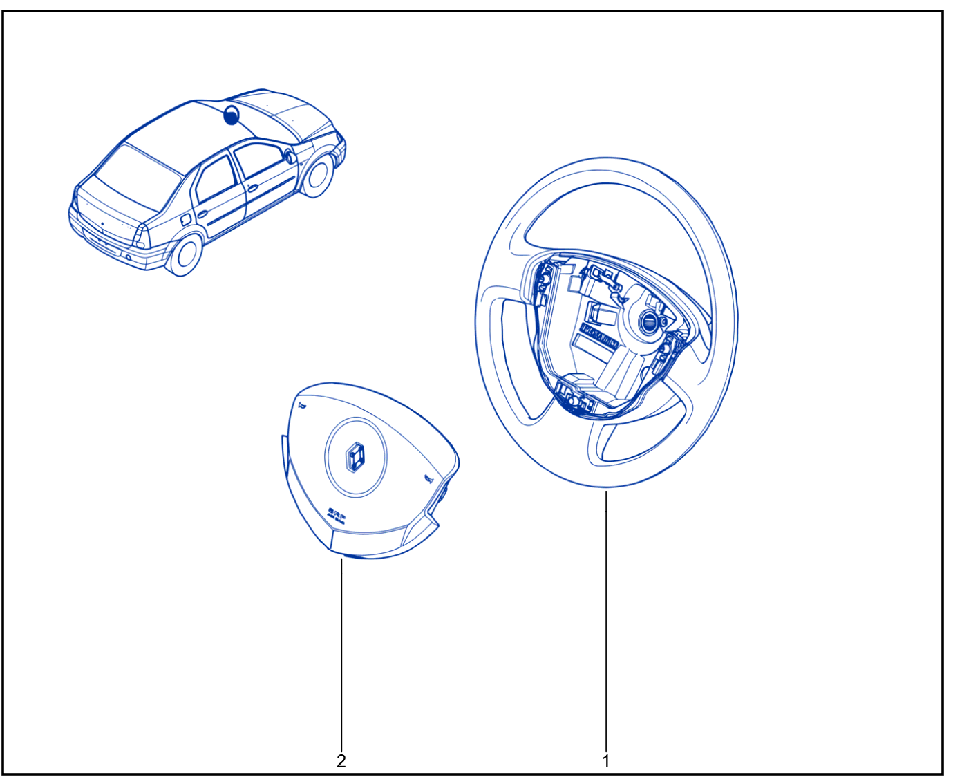 Steering Wheel - 01024179