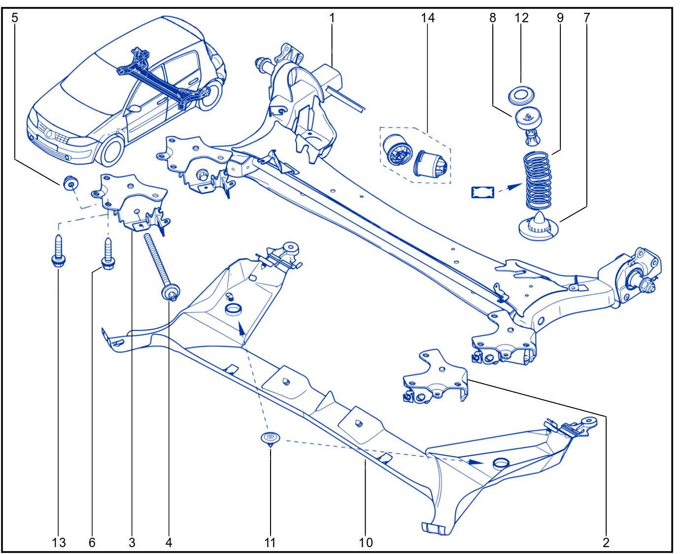 Rear Axle Component - 01024210