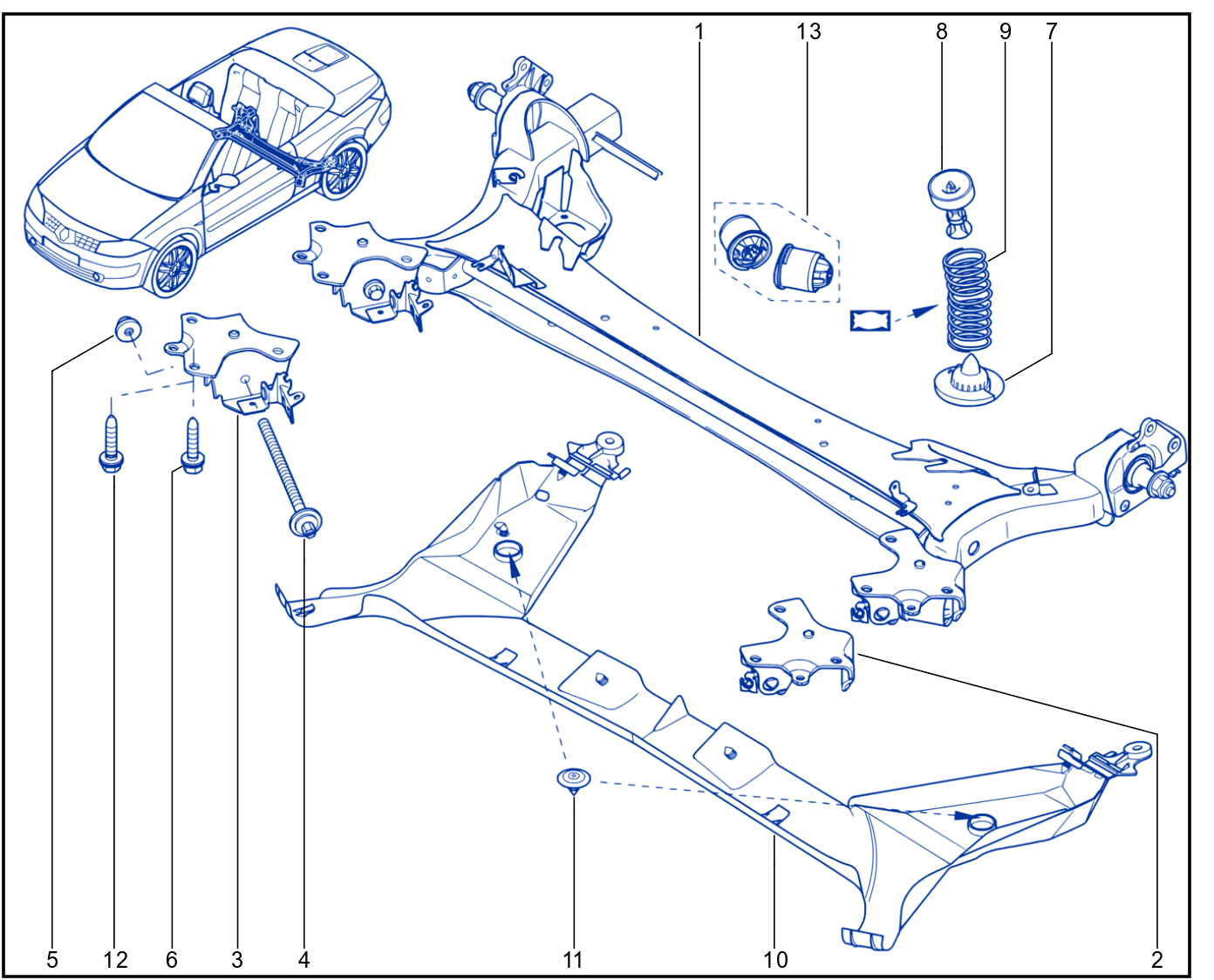 Rear Axle Component - 01024211