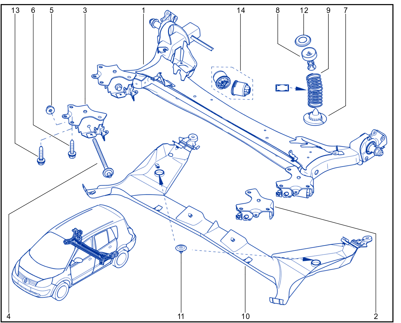 Rear Axle Component - 01024219