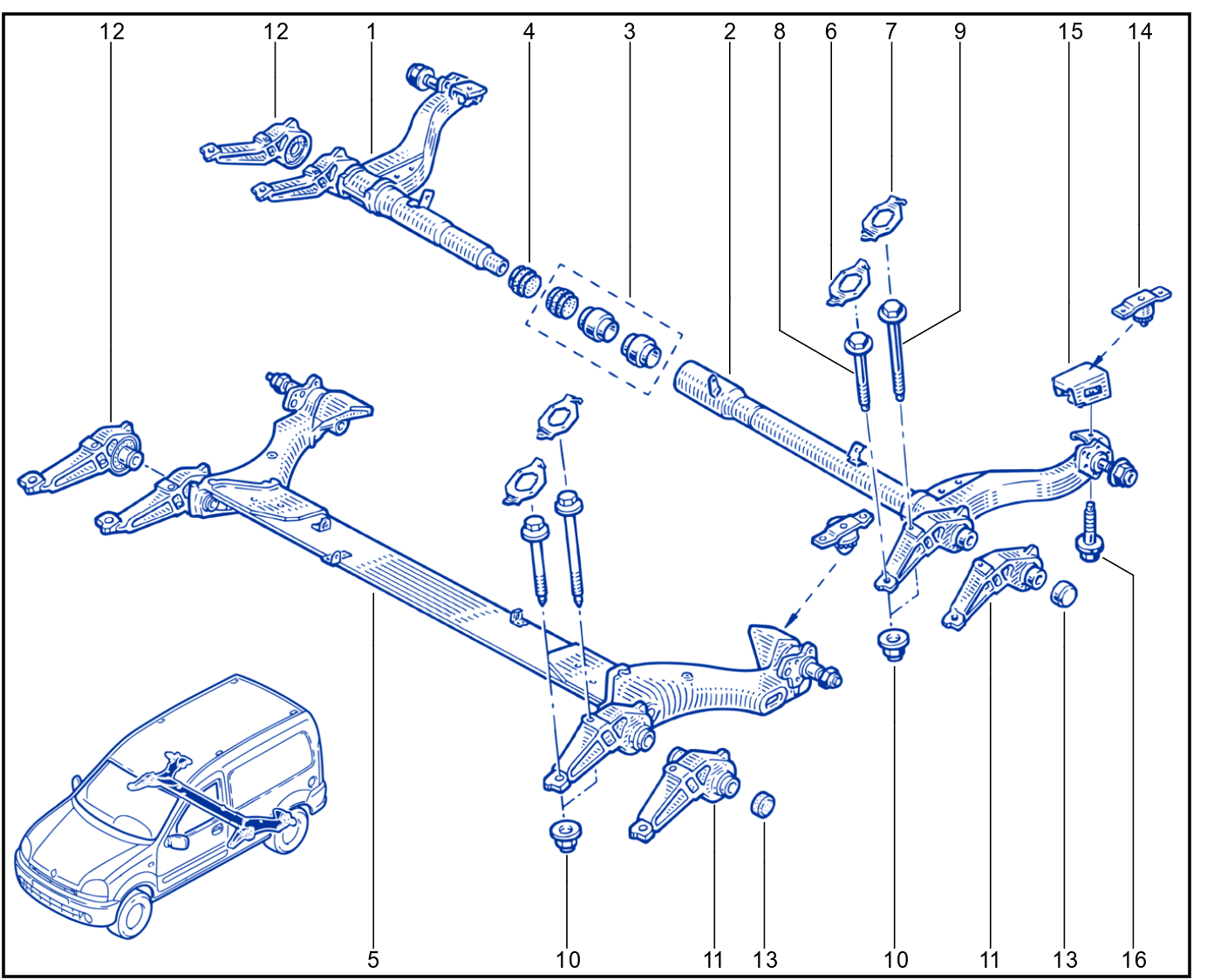 Rear Axle Component - 01024254
