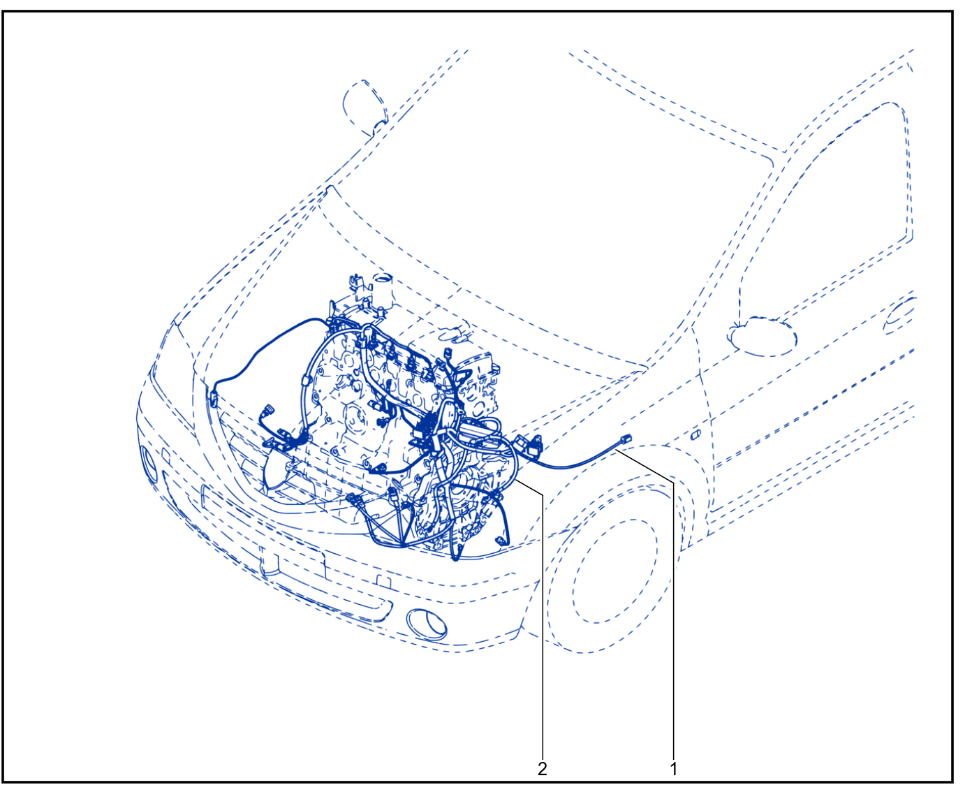 Wiring - Engine Components - 01024265
