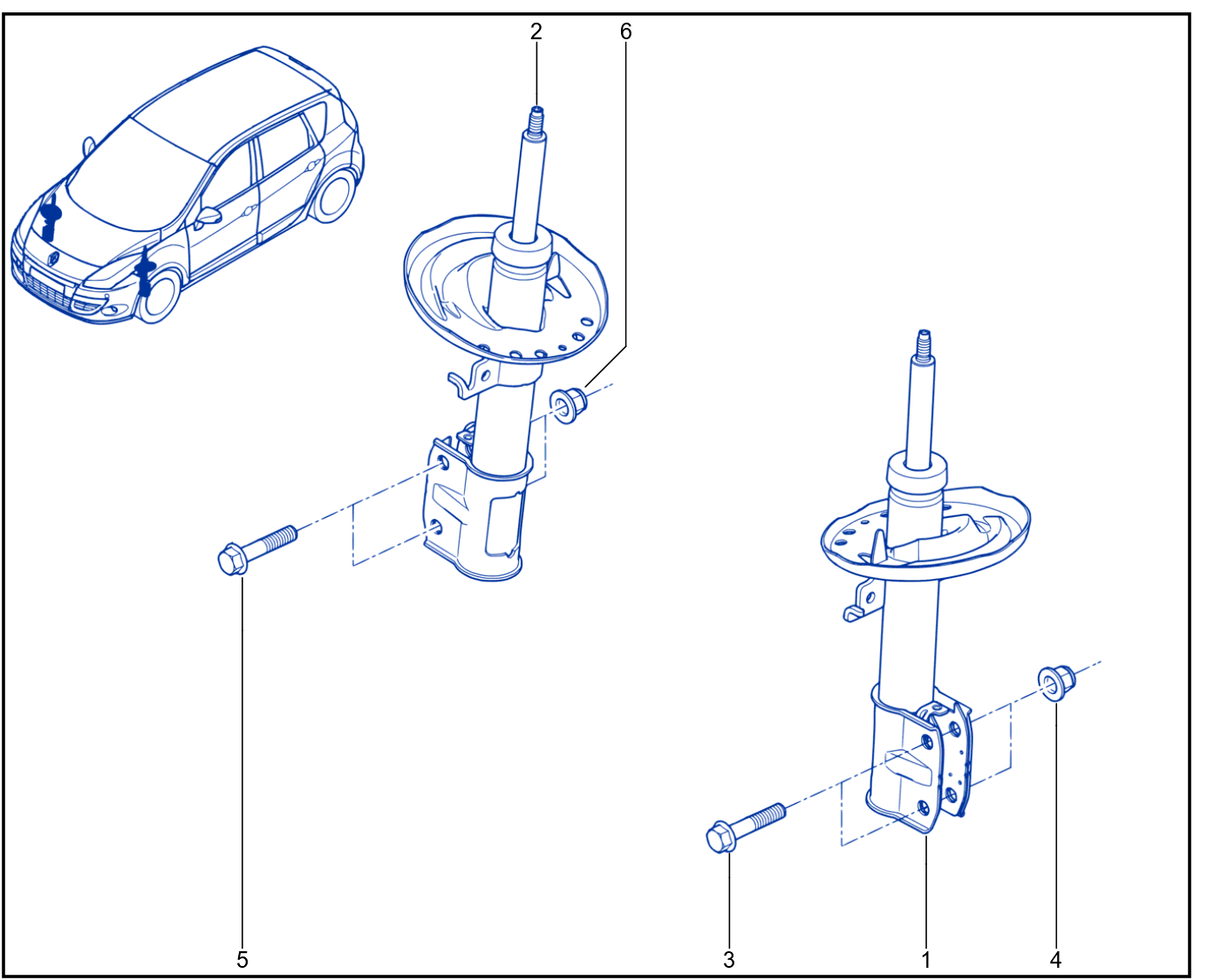 Suspension - Front Shock Absorption - 01024388