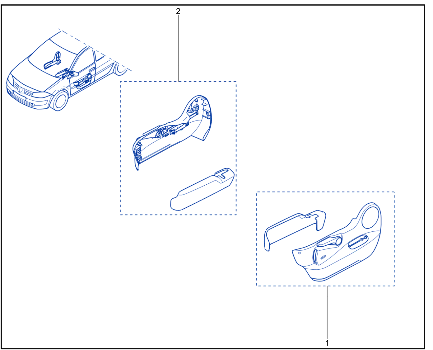 Housing - Switch - Wiring - 01024745