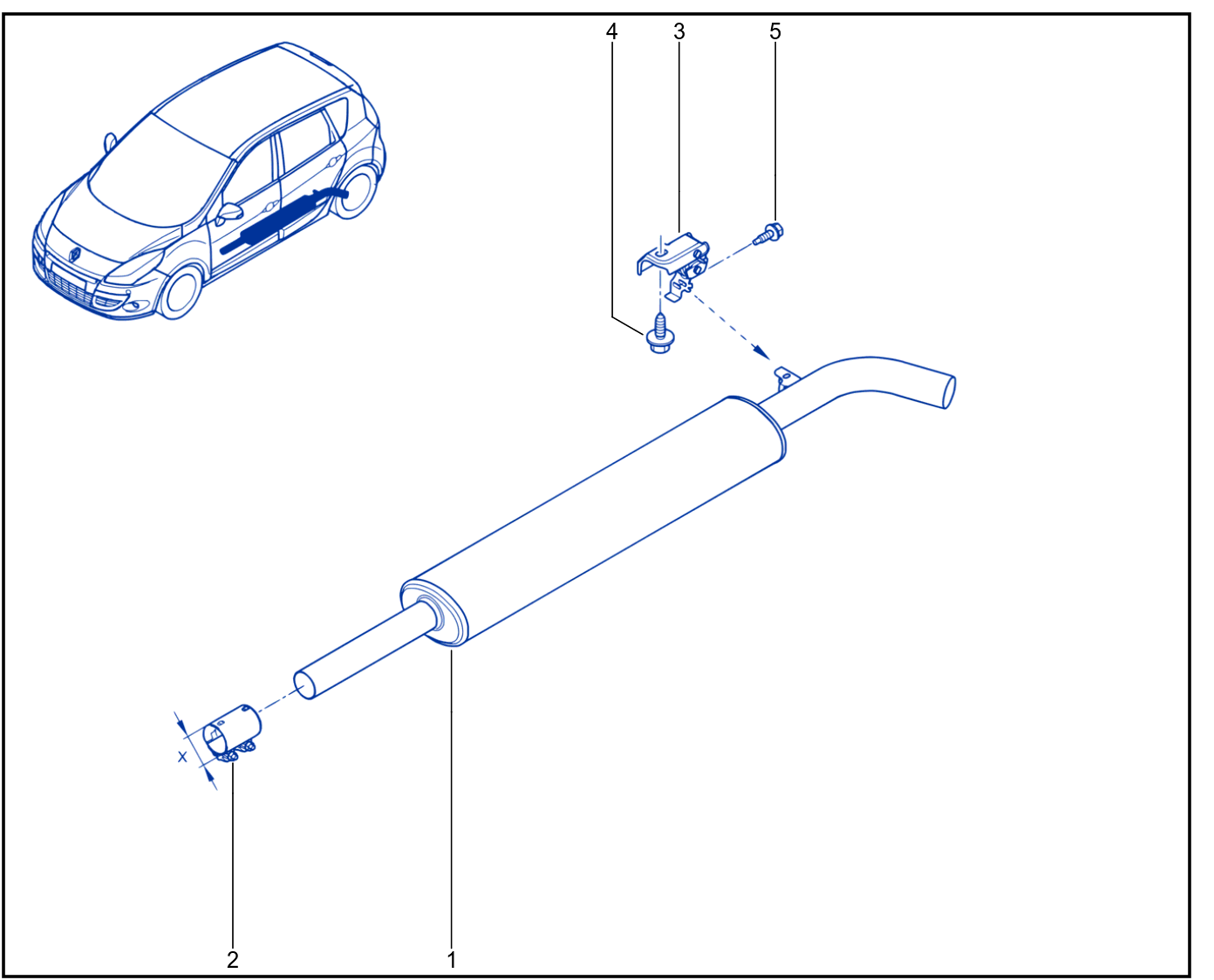 Exhaust Pipe - 01024840