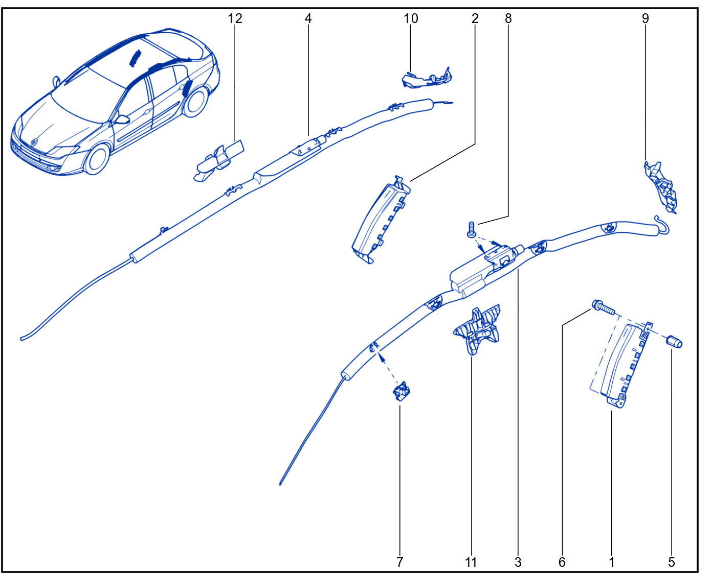 Airbag - Roll-Hoop - 01024895