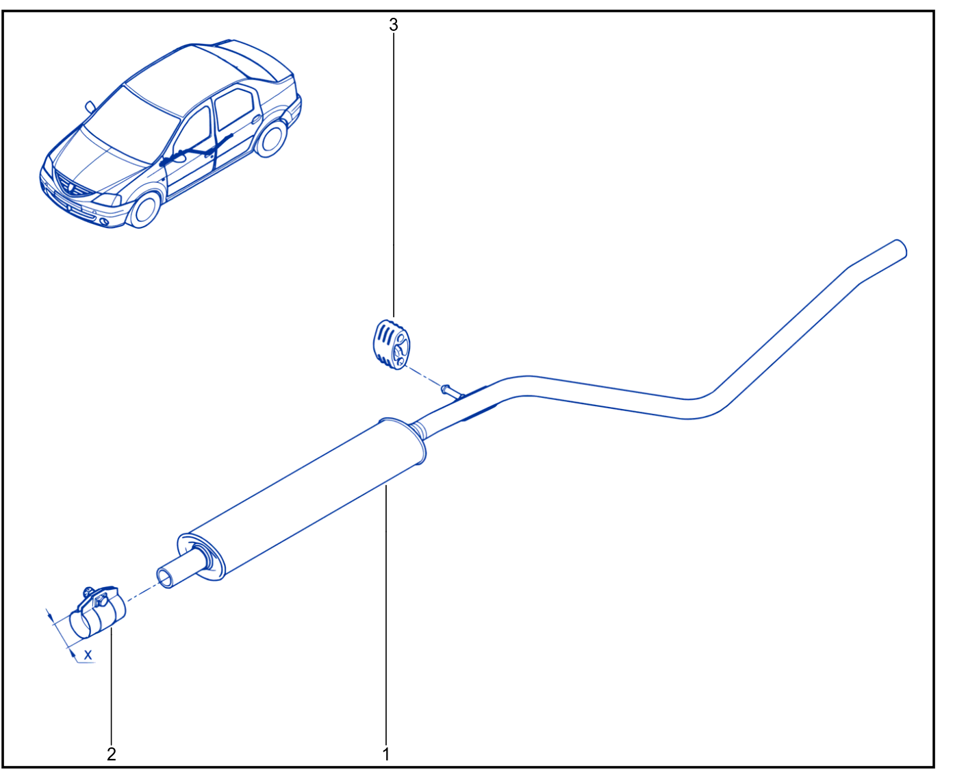 Exhaust Pipe - 01024970